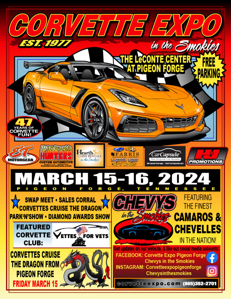 Corvette Expo Spring Show March 15th & 16th 2024
